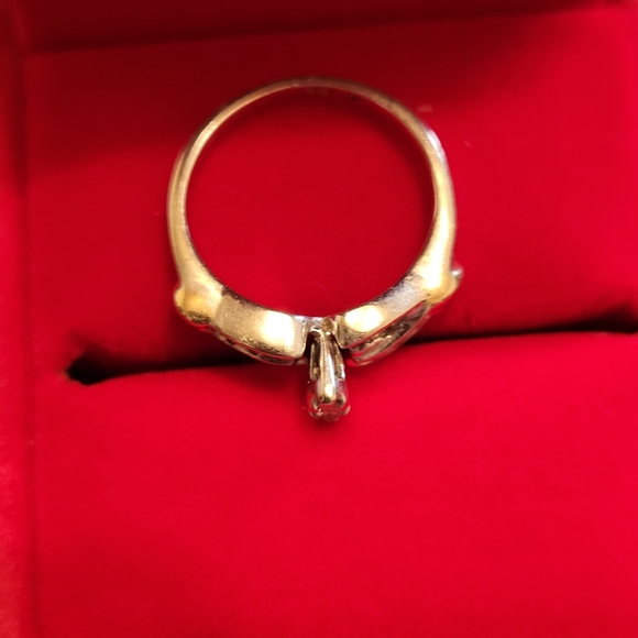 14k Gold Diamond Engagement Ring or Promise Annive - Picture 6 of 7